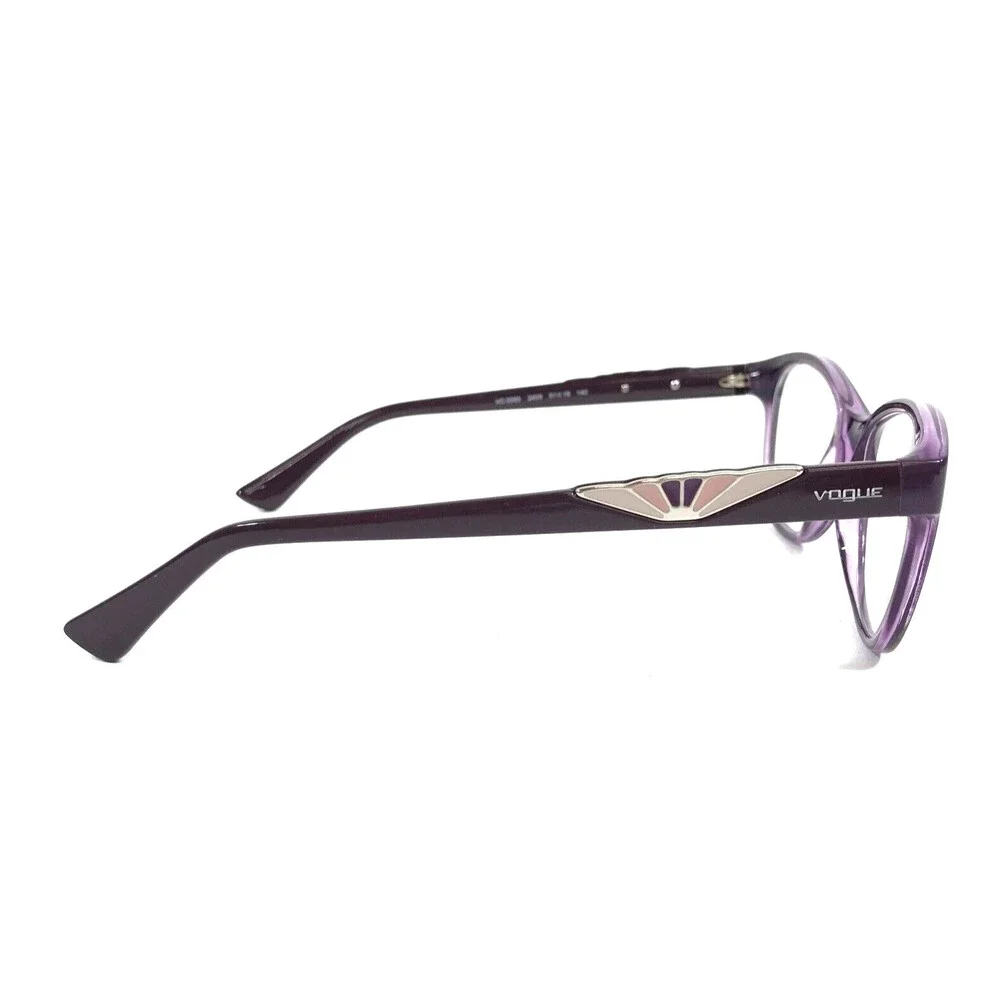 Vogue Eyeglasses Frames VO5055 2409 Purple Cat Eye Full Rim 51-18-140